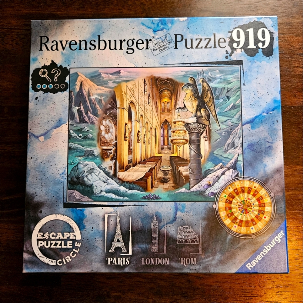 NWT Ravensburger Escape The Circle Paris Puzzle - 919 Pieces - Picture 1 of 3